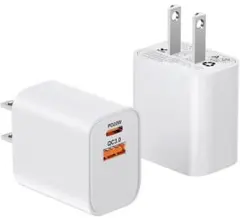 iphone 充電器 タイプc pd 20w 急速充電器PSE認証済2個セット
