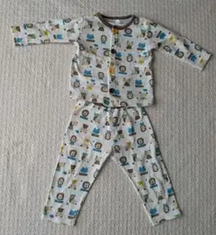 動物柄 コットン ベビーパジャマ 95cm未満