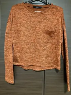 AZUL オレンジ系 長袖トップスS