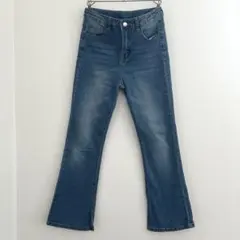 デニムフレアパンツ 140cm