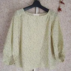 オンワード樫山　anysis 花柄 五分袖ブラウス　USED