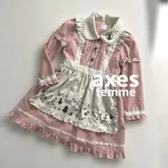 axesfemmeアクシーズファムキッズディズニーアリスワンピースドレス120