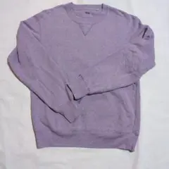 ユニクロ　メンズ　スエット　Sサイズ　パープルピンク