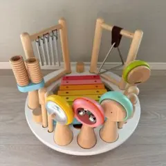 新品未使用】メロディーゴーラウンド 知育玩具 woodtoy Edute - メルカリ