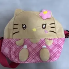 新品【サンリオ/日焼けキティ】保温保冷マルチショルダーバッグ☆ピンク☆平成ギャル