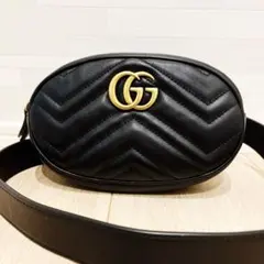 24時間限定【極美品】グッチ GGマーモント ショルダー　ボディバッグ　ハート