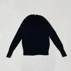 ユニクロ 長袖 エクストラファインメリノ リラックスフィットセーター【Ⅿ】黒