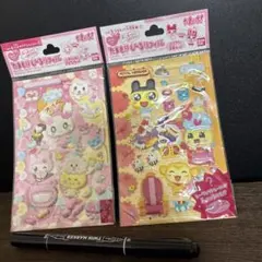 未使用品 たまごっち シール 2枚セット　たまもりしーる　レトロ　当時物