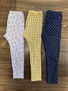 【UNIQLO】レギンス3点セット110センチ