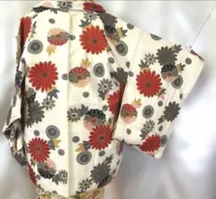 び*わ様 正絹　羽織　　花柄　春のお出かけに！　2509f-9