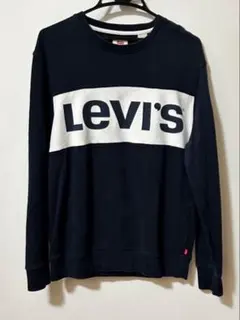 古着　Levi's トレーナー　Mサイズ　紺色