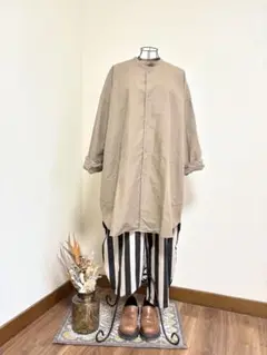 無印良品メンズノーカラーシャツXLサイズ