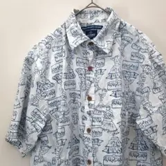 OLD NAVY オールドネイビー ハワイアンスタイル 半袖シャツ Mサイズのサムネイル