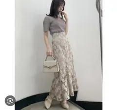 dazzlin レースマーメイドスカート