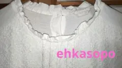 【レトロガーリー】ehkasopo★オーバーレース★ブラウス★キナリ系