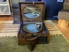 レトロ ヴィンテージ NOVA ポータブル蓄音機 アンティーク - メルカリ