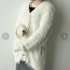 PAGEBOY ページボーイ ニットカーディガン モンスターフェザーカーディガン