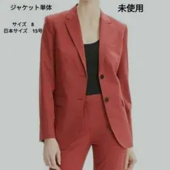 未使用　セオリー　クラシックブレザー　トラベル ウール　 ライトクランベリー