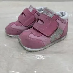 ミキハウス×ミズノ　あしゆびシューズ　ピンク　13.5cm　女の子