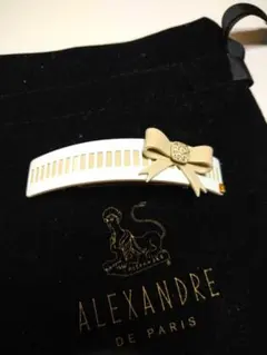 値下げALEXANDRE DE PARIS リボンヘアピン