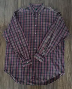 90s Ralph Lauren BIG SHIRTラルフローレンチェックシャツ