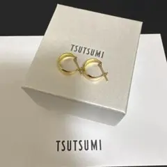 TSUTSUMI / ジュエリーツツミ K10 トリニティ 3連フープピアス - メルカリ
