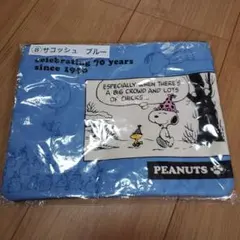 スヌーピー ローソン一番くじ⭐サコッシュ ブルー　peanuts　未開封