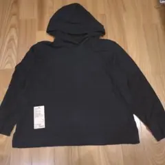 無印良品　スウェットプルパーカー　Ｌ　ブラック