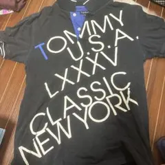 トミーヒルフィガー　TOMMY ポロシャツ ブラック Sサイズのサムネイル