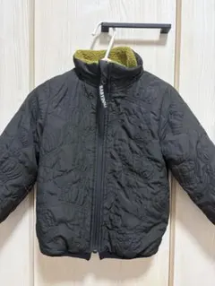 ベビードール キルティングジャケット 黒 リバーシブル 美品✨ 90サイズ