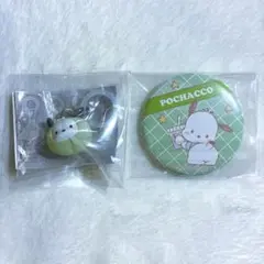 サンリオ ポチャッコ めじるしアクセサリー なりきりまん 缶バッジ