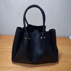 CECIL McBEE 黒 ハンドバッグ セシルマクビー