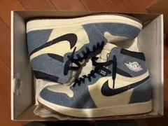 Nike Air Jordan 1 ホワイト/デニム ハイカット
