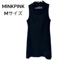 MINKPINK ブラック ノースリーブ ワンピース Mサイズ