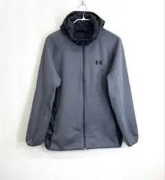 Under Armour ColdGear フード付きパーカー LG グレー