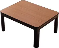 パレットライフ こたつ リバーシブル 長方形 80×60㎝ ブラック