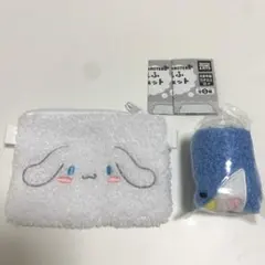 新品未使用　サンリオ　もふもふポーシェット　タキシードサム・シナモロール　セット