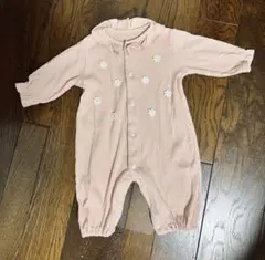 新品⭐︎アカチャンホンポ⭐︎ロンパース70⭐︎花柄刺繍⭐︎