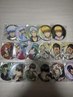 【おまけ付き】銀魂キャラクター缶バッジ17個セット