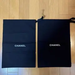 CHANEL 保存袋 3枚セット 巾着袋 布袋 美品 - メルカリ