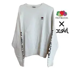 FRUIT OF THE LOOM × x-girl スウェット