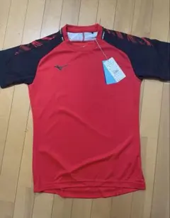 Mizuno サッカーシャツ Sサイズ レッド/ブラック