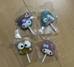 【新品未開封】サンリオ カラフルキャンディチャーム 4種セット ガチャ