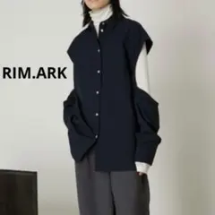 23SS RIM.ARK リムアークArm open ポリエステルSH ネイビーのサムネイル