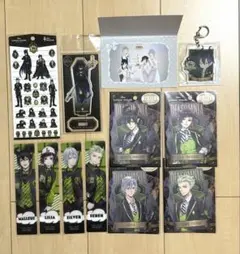 ツイステ カフェ しおり グリーティングカード アクスタ マレウス リリア