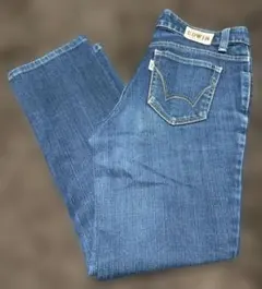 EDWIN ストレートデニム ダークブルー