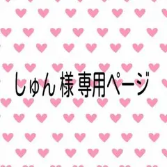 しゅん様 専用ページ