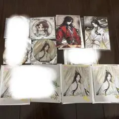 天官賜福 缶バッジ ポストカード 古茗コラボセット 花城 謝憐 非売品