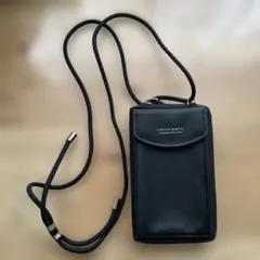 スマホショルダーバッグ　ブラック