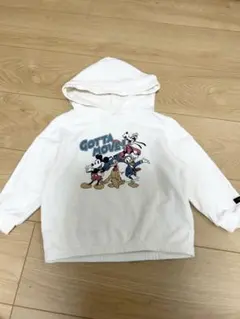 ミッキー　フード付きトレーナー